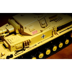 Czołg zdalnie sterowany ASG 1:16 DAK Pz Kpfw IV Ausf. F-1 RTR 2.4Ghz - Heng Long 3858-1B (P)